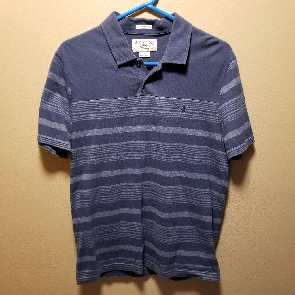 Euc Original Penguin Polo Shirt - M